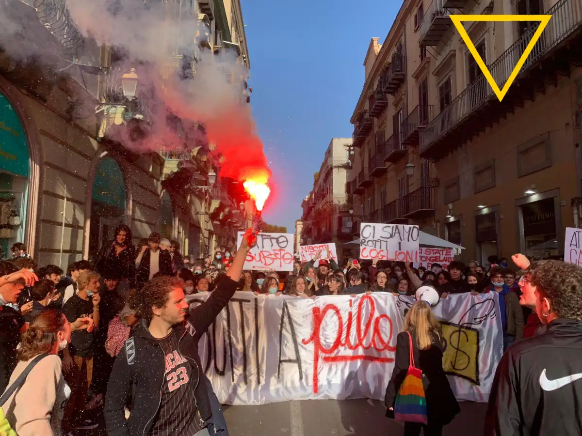 Palermo, studenti in piazza per il diritto allo studio