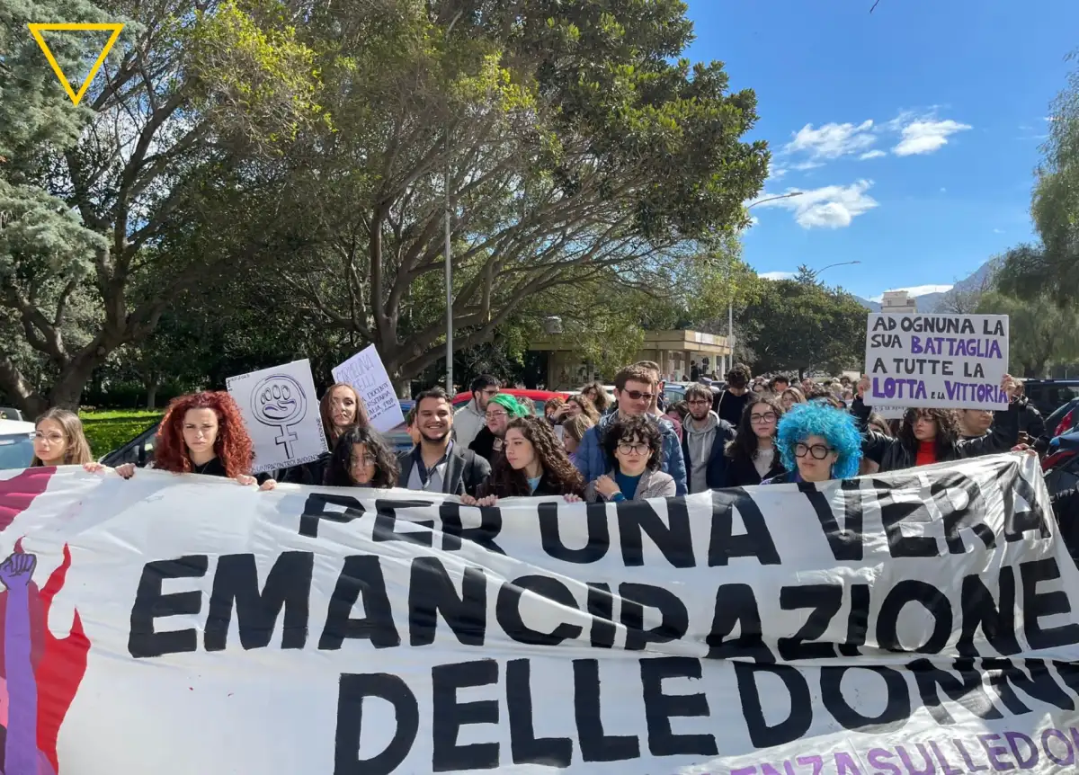 Corteo a Unipa «per una vera emancipazione delle donne»